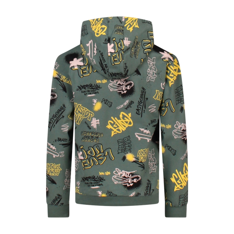 Unlocked 3117603 W10277 t-shirts lange mouw Groen donker