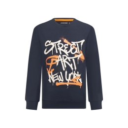 Unlocked 3117604 W10285 jongens T-shirt lm Marine