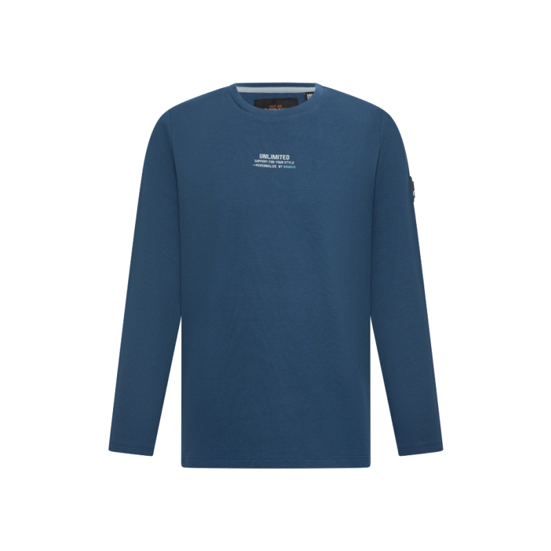 Ravagio Tez W10213 t-shirts lange mouw Petrol