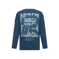 Ravagio Tez W10213 t-shirts lange mouw Petrol