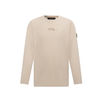 Ravagio Tez W10213 t-shirts lange mouw Beige