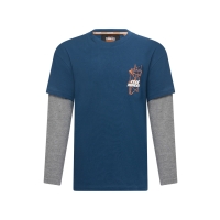Ravagio Torre W10263 t-shirts lange mouw Petrol