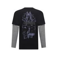 Ravagio Torre W10263 t-shirts lange mouw Zwart