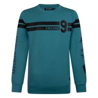 Unlocked 3217616 Z10268 t-shirts lange mouw Petrol