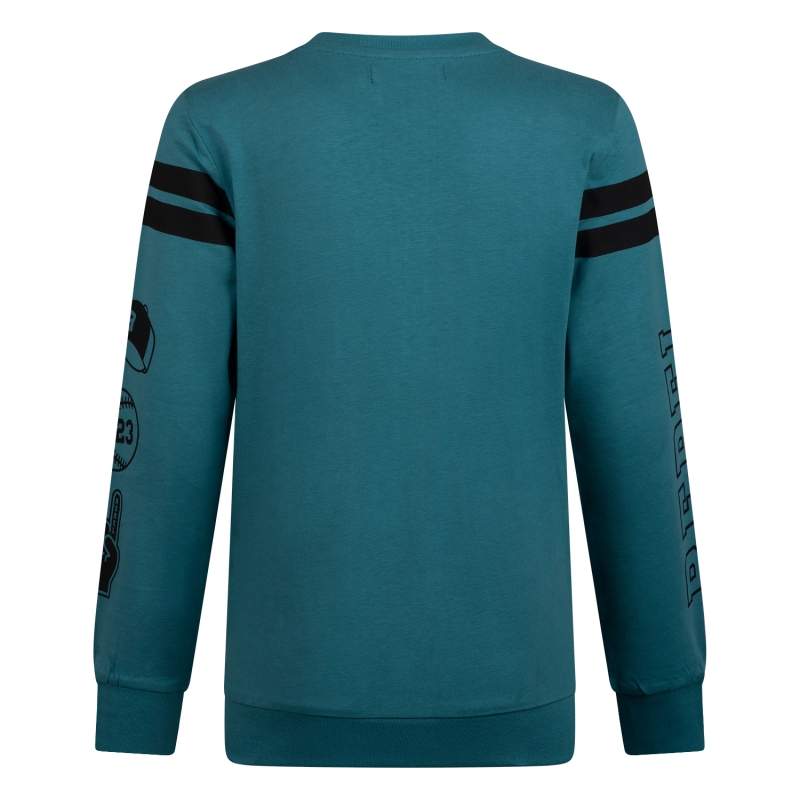 Unlocked 3217616 Z10268 t-shirts lange mouw Petrol