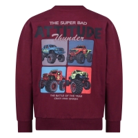 Unlocked 3317600 W20332 t-shirts lange mouw Wijnrood