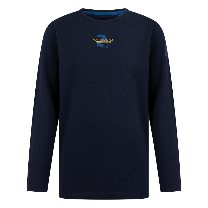 Ravagio Bez W20208 t-shirts lange mouw Marine