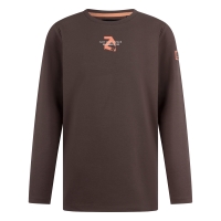 Ravagio Bez W20208 t-shirts lange mouw Bruin