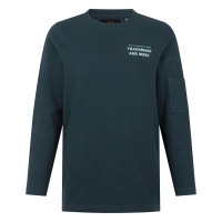 Ravagio Boris W20207 t-shirts lange mouw Groen donker