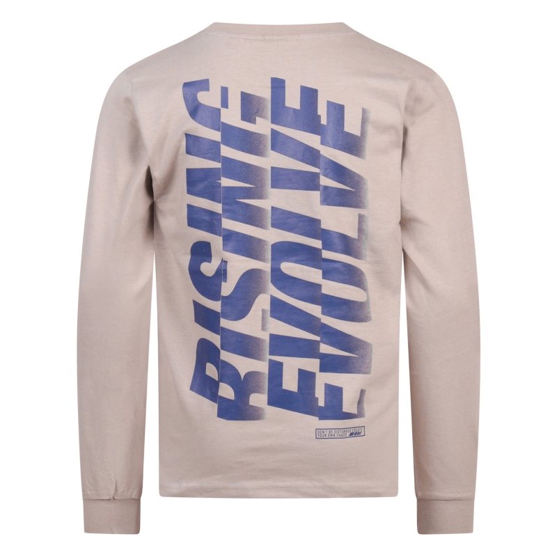 Unlocked 544133 W20541 t-shirts lange mouw Zand