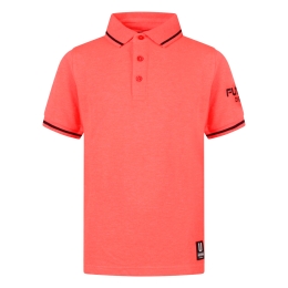 Unlocked System Z10354 jongens polo Koraal fel