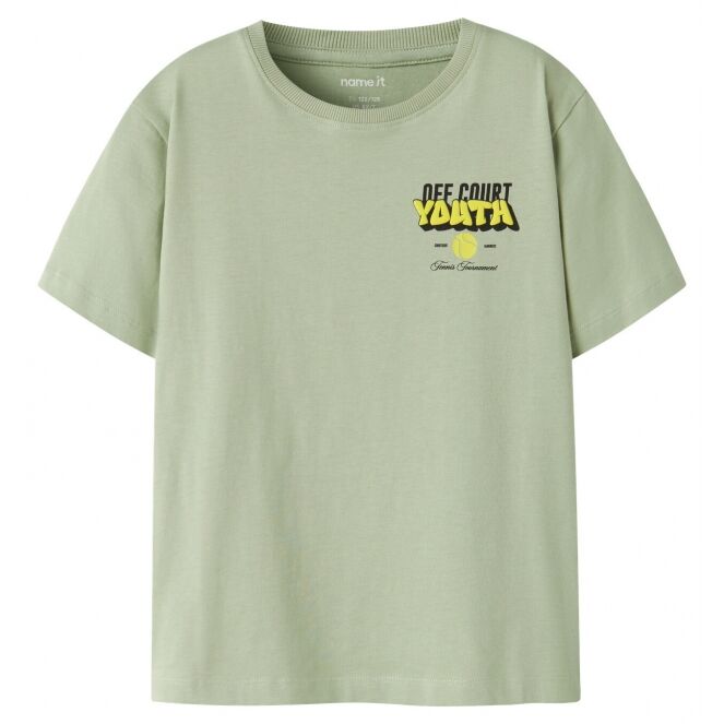 name it name it NKMTOBIAS SS NREG TOP BOX Groen Swamp name it NKMTOBIAS SS NREG TOP BOX Jongens t-shirts korte mouw Groen bestel je online bij www.bertusmode.nl/