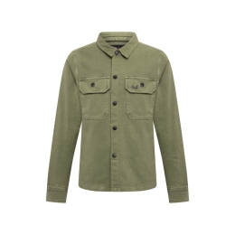 Ravagio Tharif W10210 jongens overhemd lm Groen mos