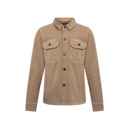 Ravagio Tharif W10210 jongens overhemd lm Bruin licht