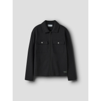 name it NKMNIALL LS NREG OVERSHIRT overhemden Black