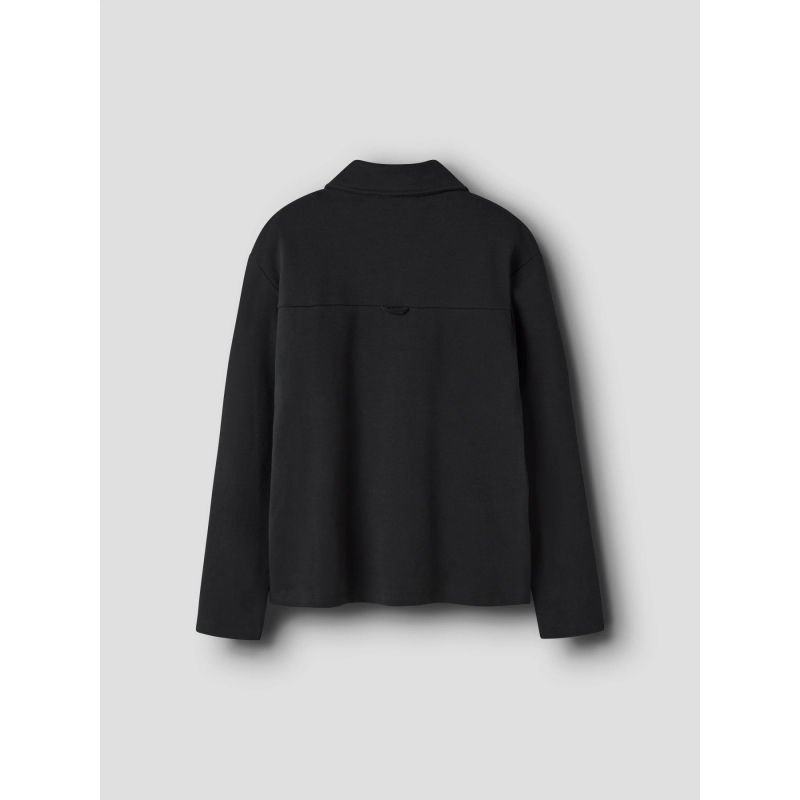 name it NKMNIALL LS NREG OVERSHIRT overhemden Black