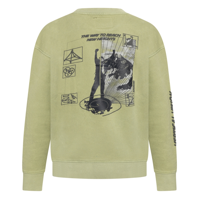 Ravagio Tamier W10205 sweatshirts Groen mos
