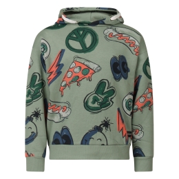 Unlocked 504145 W10491 jongens sweatshirt Groen mos