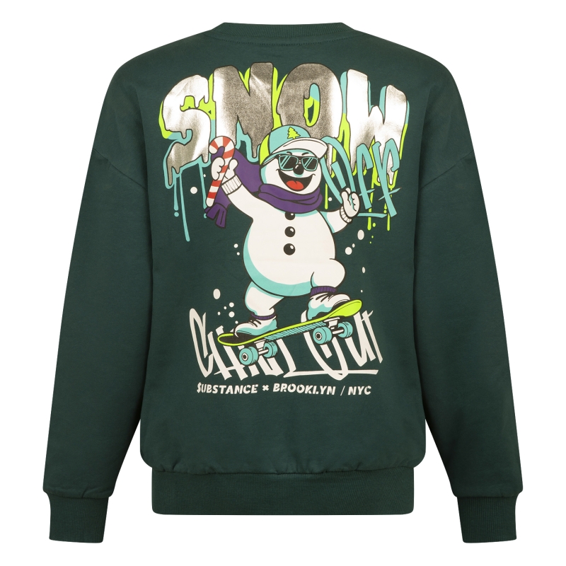 Unlocked 3117451 W10531 sweatshirts Groen donker