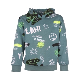 Unlocked 3217400 Z10249 jongens sweatshirt Petrol