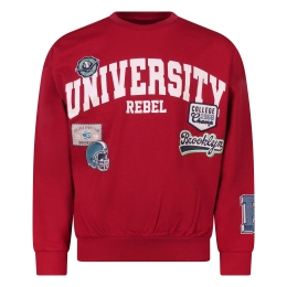 Unlocked 3217402 Z10257 jongens sweatshirt Wijnrood