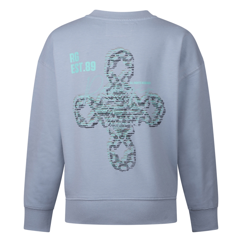 Ravagio Angro Z10239 sweatshirts Pastel blauw