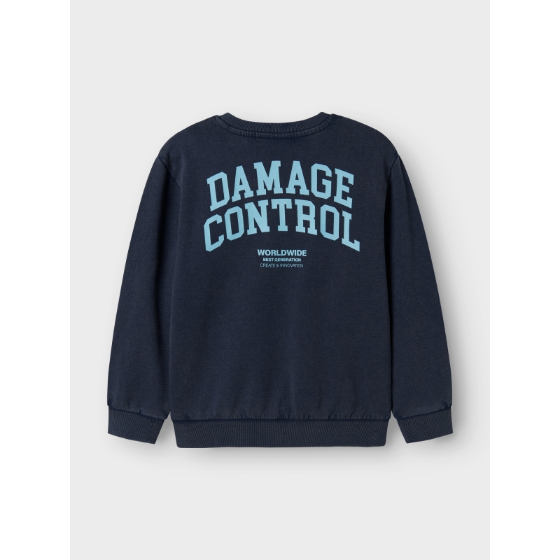 name it NKMKENVI LS NREG SWEAT UNB sweatshirts Blue