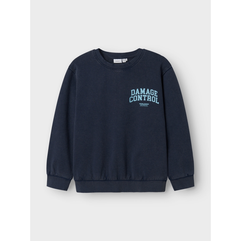 name it NKMKENVI LS NREG SWEAT UNB sweatshirts Blue