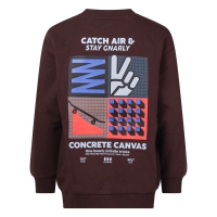 Unlocked Orvar W20245 sweatshirts Bruin donker