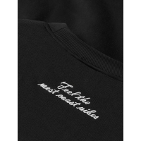 name it NKMTROY LS NREG SWEAT BRU sweatshirts Black