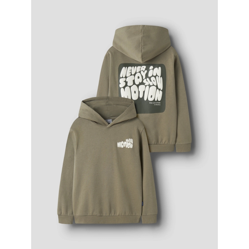 name it NKMNOAM LS NREG SWEAT WH BRU BOX sweatshirts Green