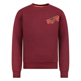 Unlocked 544113 W20542 jongens Sweatshirts Wijnrood