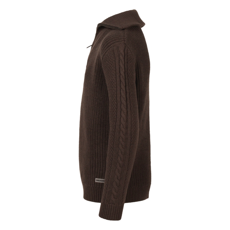 Unlocked 3317300 W20336 pullover Bruin donker