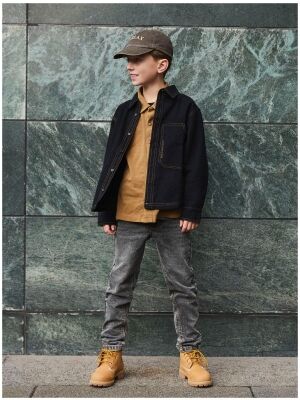 name it name it NKMNEWTON LS OVERSHIRT Zwart