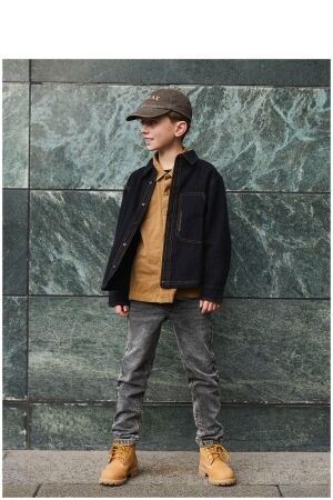 name it name it NKMNEWTON LS OVERSHIRT Zwart Black