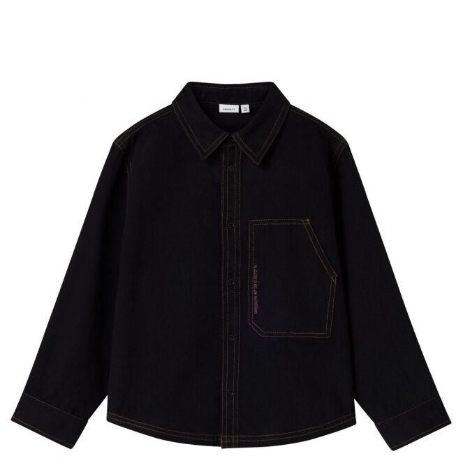 name it name it NKMNEWTON LS OVERSHIRT Zwart Black name it NKMNEWTON LS OVERSHIRT Jongens overhemd lm Zwart bestel je online bij www.bertusmode.nl/