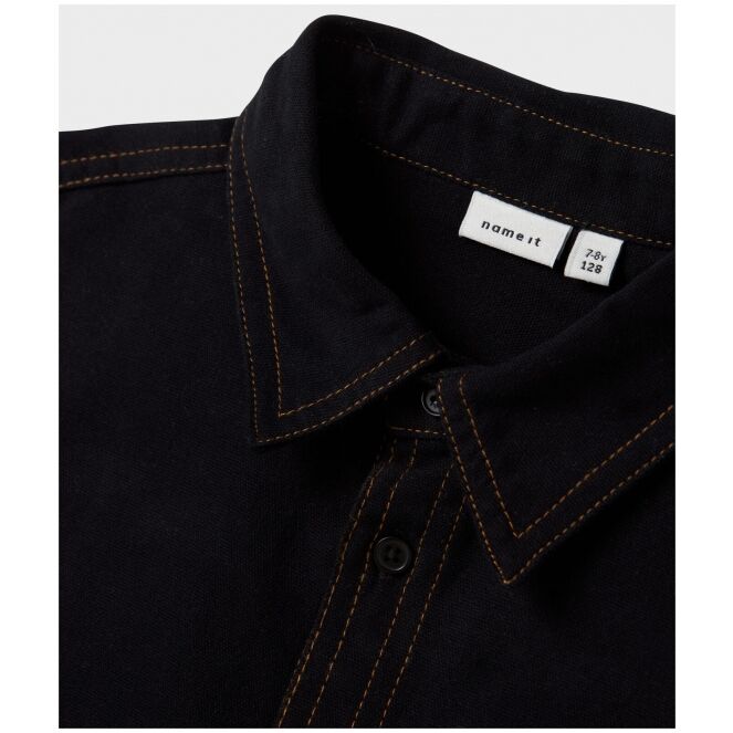 name it name it NKMNEWTON LS OVERSHIRT Zwart Black name it NKMNEWTON LS OVERSHIRT Jongens overhemd lm Zwart bestel je online bij www.bertusmode.nl/
