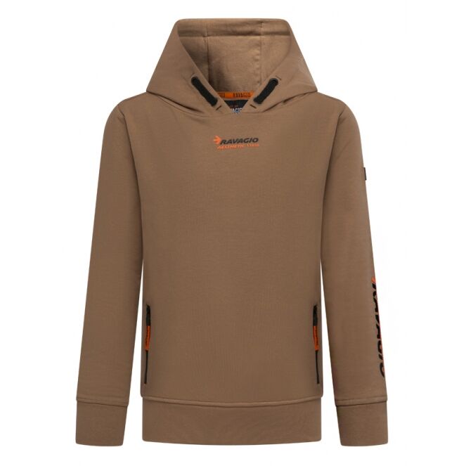 Ravagio Ravagio Ten W10206 Bruin mid brown Ravagio Ten W10206 Jongens sweatshirt Bruin bestel je online bij www.bertusmode.nl/