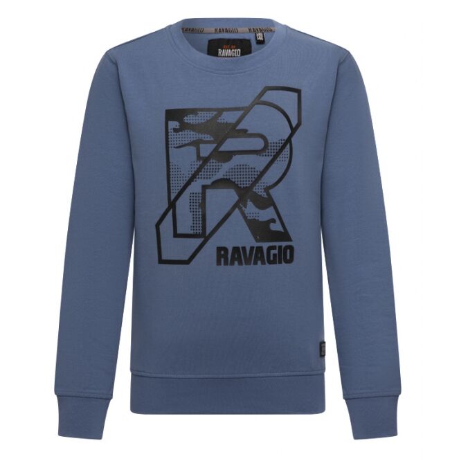 Ravagio Ravagio Togan W10204 Blauw raf Ravagio Togan W10204 Jongens sweatshirt Blauw bestel je online bij www.bertusmode.nl/