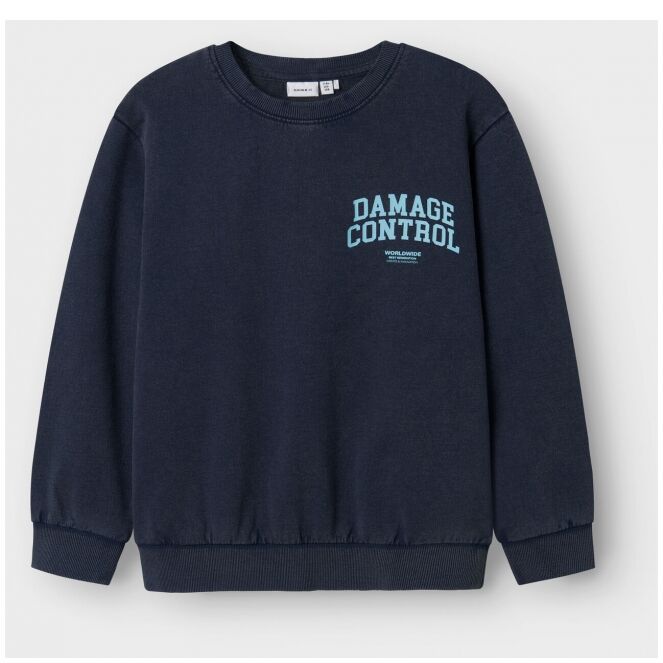 name it name it NKMKENVI LS NREG SWEAT UNB Blauw Navy Blazer name it NKMKENVI LS NREG SWEAT UNB Jongens sweatshirt Blauw bestel je online bij www.bertusmode.nl/