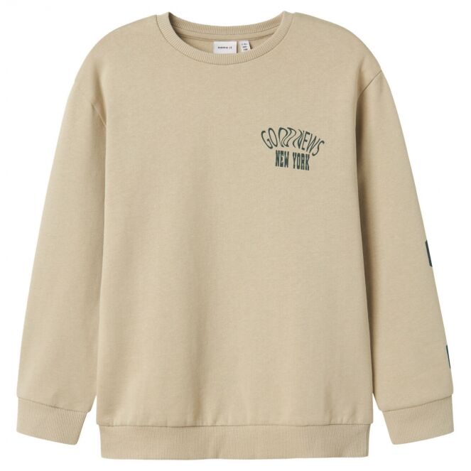 name it name it NKMNOLEN LS NREG SWEAT BRU Bruin Island Fossil name it NKMNOLEN LS NREG SWEAT BRU Jongens sweatshirt Bruin bestel je online bij www.bertusmode.nl/