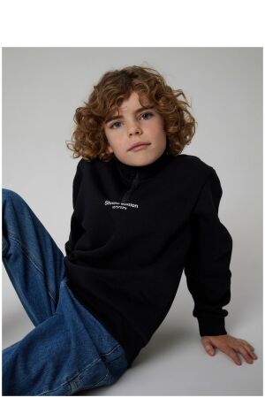 name it name it NKMBRODY LS NREG SWEAT ZIP BRU NOOS Zwart Black W. WHITE PRINT name it name it NKMBRODY LS NREG SWEAT ZIP BRU NOOS Zwart Black W. WHITE PRINT