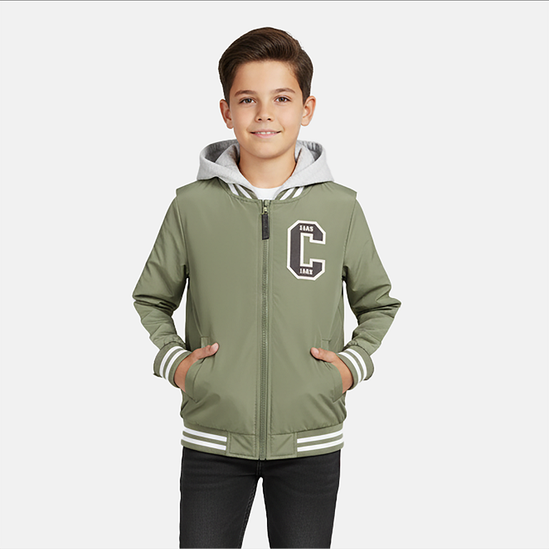 CARS jeans & casuals Yno kids jassen army groen