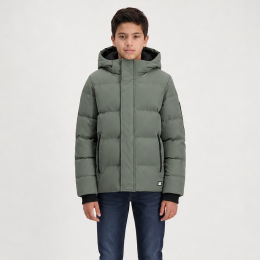 CARS jeans & casuals Jaxham kids jongens buiten jack army groen