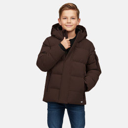 CARS jeans & casuals Jaxham kids jongens buiten jack donker bruin