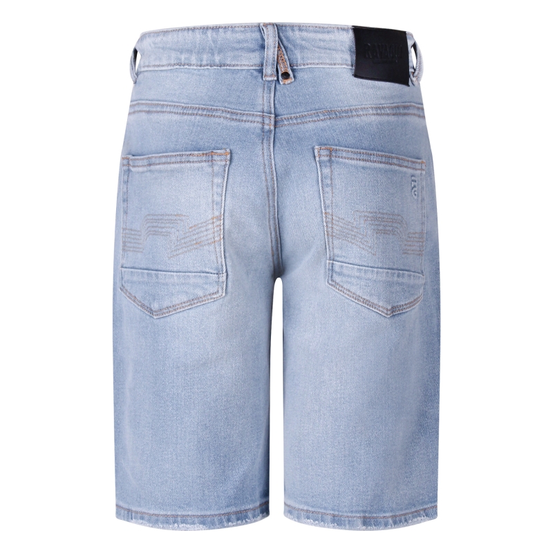 Ravagio Akio Z10299 bermuda's Denim licht gebleekt