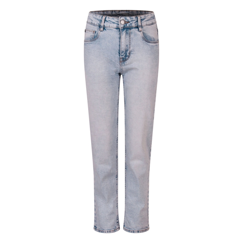 Unlocked 506330B Z10613 lange broeken Denim licht gebleekt