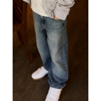 name it NKMRYAN STRAIGHT JEANS 5950-DM NOOS lange broeken l.stone denim