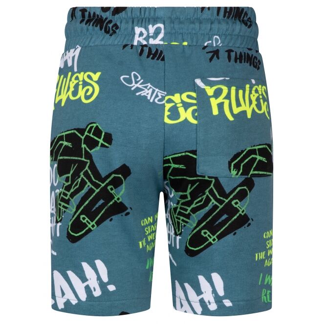 Unlocked Unlocked 3217200 Z10250 Blauw 49.TEAL.S26 Unlocked 3217200 Z10250 Jongens bermuda Blauw bestel je online bij www.bertusmode.nl/