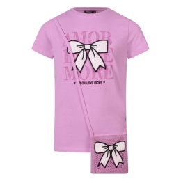 Persival Enjoy bag Z90268 meisjes T-shirt korte mouw Lila